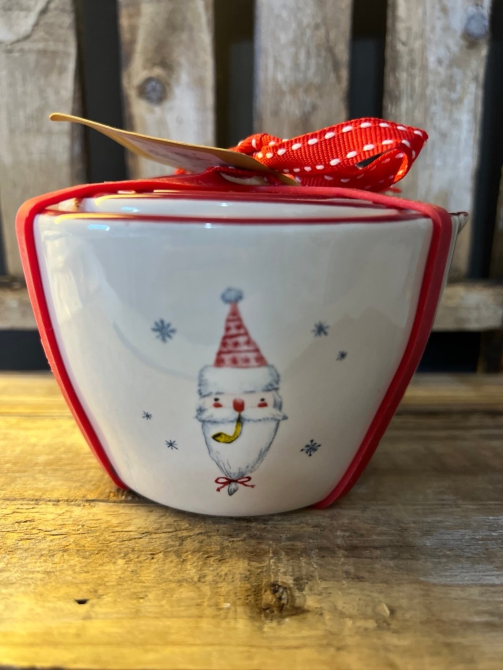 Rae Dunn Christmas Santa Claus Measuring Cups